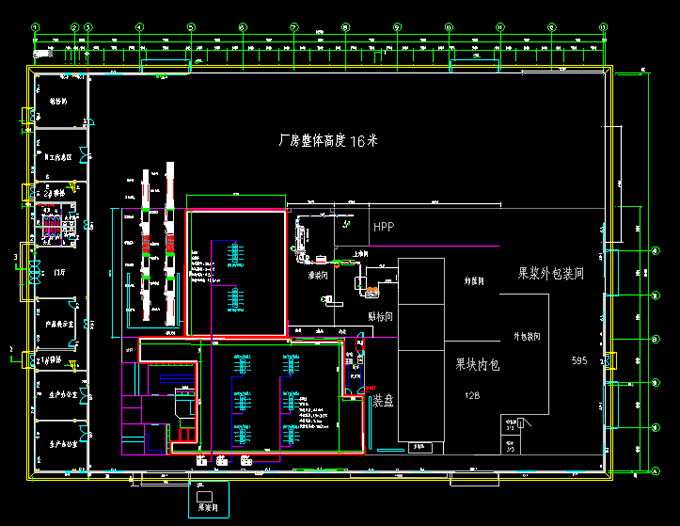 大型奶茶冷庫(kù)設(shè)計(jì)工程（施工圖）